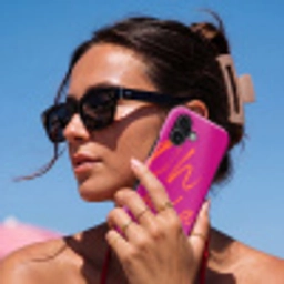 Oh la la - Oranje - Roze Toughcase MagSafe Apple iPhone 17 klein -Sfeer2V