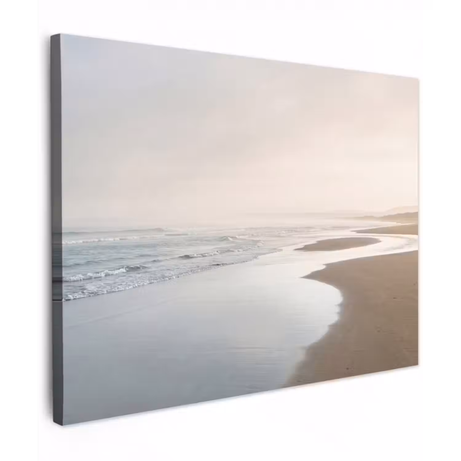 Leinwandbild - Küstenlinie - Strand - Meer