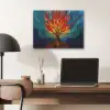 Sierglas - Boom - Rood - Vlakken PET vilt klein -sfeer5