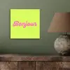 Groen - Roze bonjour - Retro aluminium wit klein -sfeer2