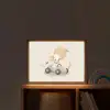Puppy - Raceauto - Oranje Light Box met batterij (Wandlamp kind) middel -sfeer1_kind