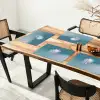 Paardenbloempluisje - Blauw - Lucht Placemat vinyl groot -zzsfeer4_Kitchenyeah-website