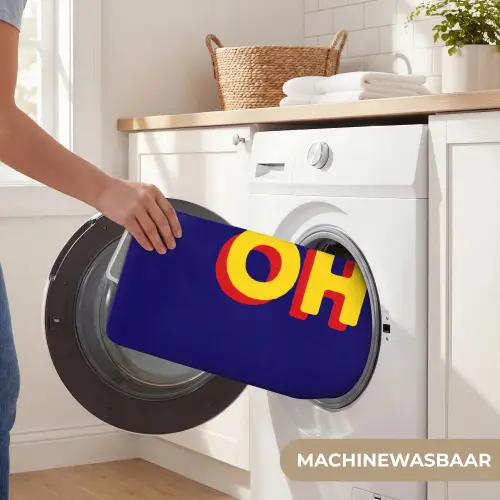 Blauw - Geel - OH - Schaduw Badmat klein -USP_WasbaarNL