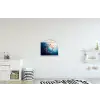 Zee - Vissen - Kleurrijk - Dynamisch textielposter latten blank klein -kinderkamer