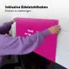 Focus - Smiley - Roze Inductie beschemer met haakjes klein -ky-ophangen-de