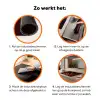 Vrouw - lychee - exotisch Inductie beschermer vinyl 3mm klein -zzzzzzz-td-werking