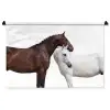 Paard - Modern - Balans Wandkleed katoen middel -zz3d
