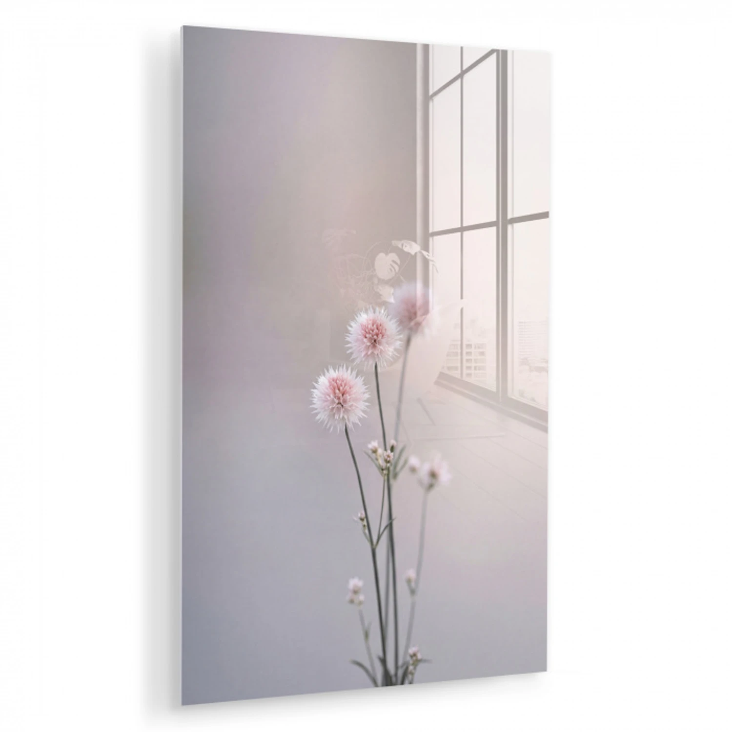 Bloemen - Bollen - Roze plexiglas 5mm klein -zzzproduct_nieuw