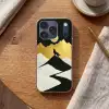 Wolf - Bergen - Maan - Zwart Telefoonhoesje iPhone 17 Pro klein -sfeer1
