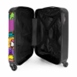 Monster met 1 Oog NBS - Handbagage koffer - Kinderen Unisex middel -binnenkant
