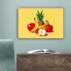 Fruit - Illustratie - Kleurrijk canvas 2cm klein -sfeer4