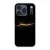 Gaming - Oranje - Bliksemflits - Licht Telefoonhoesje iPhone 17 Pro klein -3d