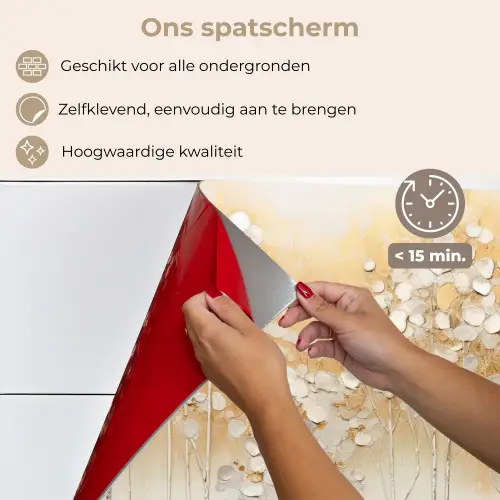 Bomen - Kunst - Acryl - Natuur keuken achterwand spatscherm klein -spatscherm_NL