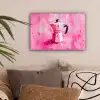 Roze - Verf - Coffee canvas 2cm klein -sfeer1