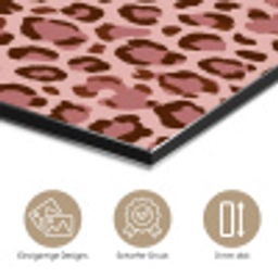 Luipaard - Patroon - Roze aluminium wit klein 46 -closeup_DE