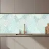 Geometrie - Patroon - Groen keuken achterwand 2 middel 871 zz_3dshopping