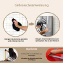 Tomaten - Chef - Zwart - Wit keuken achterwand spatscherm klein -gebruiksaanwijzing_DE