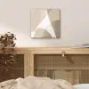Vloeiende vlakken - Harmonieus - Golvend aluminium wit klein -sfeer3