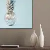 Blauw - Ananas - Disco - Discobal PET vilt klein -sfeer6_closeup