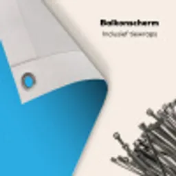 Blauw - Licht - Kleuren Balkonbeschermer Duitsland klein 596 -closeup_NL