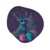 Rendier - Zonnebril - Neon - Kerstboom Wandcirkel Organisch Forex 3mm klein -3d