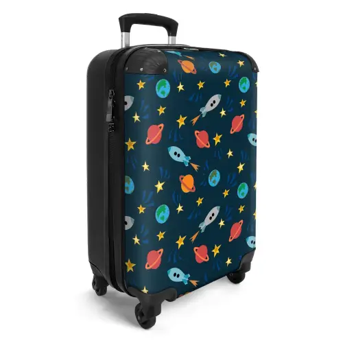 Ruimteraketten Koffer - NBS - Handbagage middel -productfoto_3d