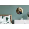Het melkmeisje - Kunst - Oude meesters - Vermeer Wandcirkel aluminium klein -slaapkamer