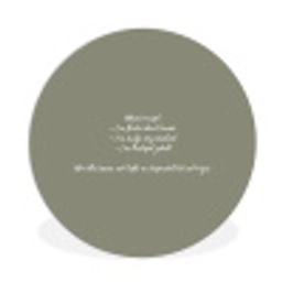 Quotes - Ma - Spreuken - Mama's recept - Koken Wandcirkel kunststof plaat 5mm dik klein -3d