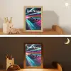 Formule 1 - Auto - Race - Jongens - Kleurrijk Light Box met kabel (Kinderlampje) klein -sfeer3_kind