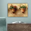 Bloempotten - Muur - Vintage canvas 2cm klein -sfeer4