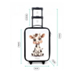 Baby koe Kinderkoffer - Zwart klein -productfoto_formaten