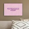 Paars - Strepen - You're doing great - Schaduw canvas 2cm klein -sfeer3