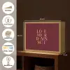 Love your damn self - Kleurrijk - Bordeaux Light Box met batterij (Wandlamp) middel -USP_websiteoverzichtDE