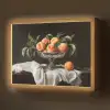 Stilleven - Perziken - Vintage Light Box met batterij (Wandlamp) middel -z3d_website