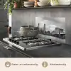 Skyline - Brug - Gebouwen - Kleurloos keuken achterwand spatscherm klein -usp_NL