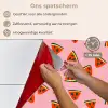 Roze - Watermeloen - Geel - Stippen keuken achterwand spatscherm klein 900 -spatscherm_NL