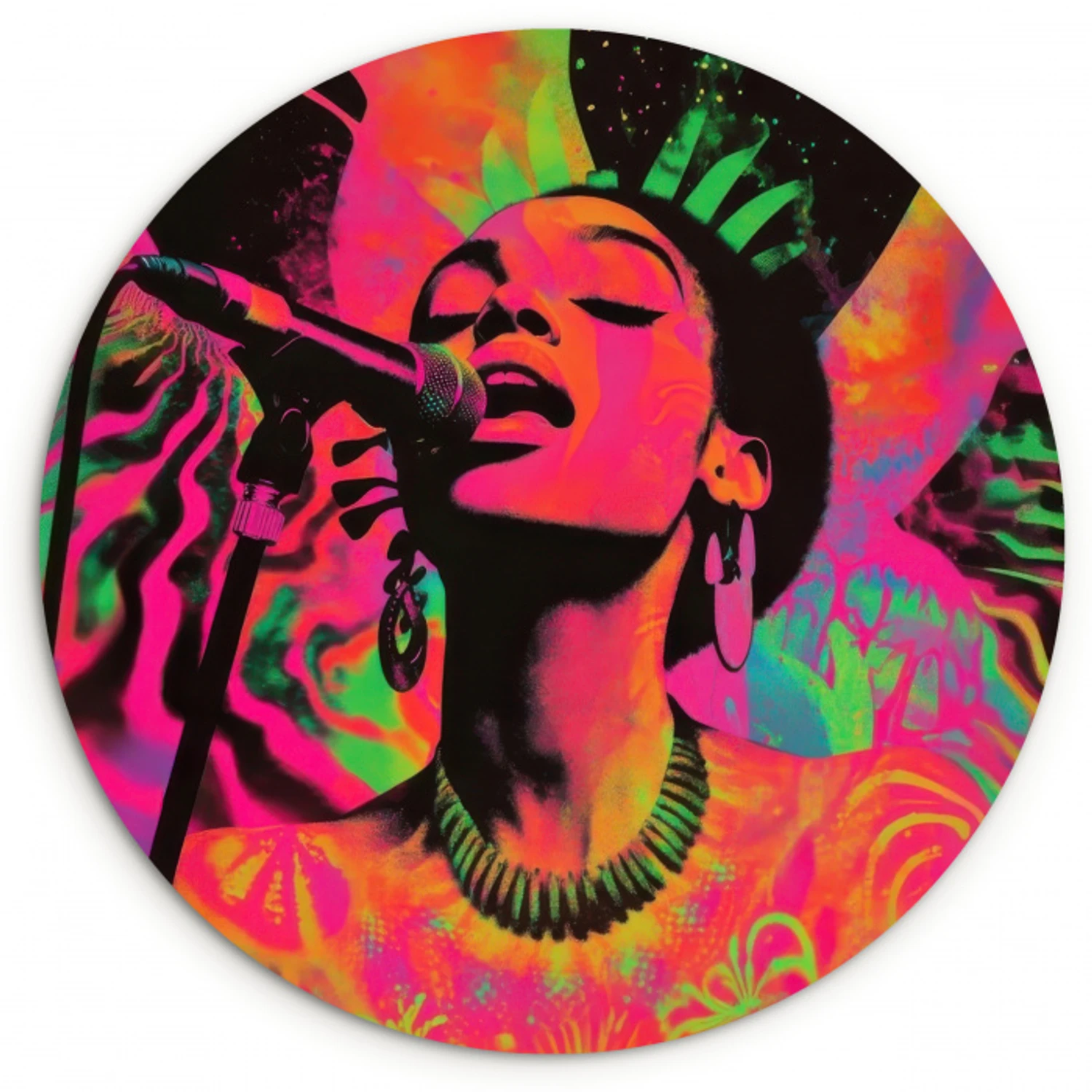 3-2-3 Wandcirkel plexiglas klein -3d