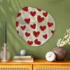 Hartjes - Krant - Loveyou Wandcirkel Organisch Aluminium middel -sfeer2