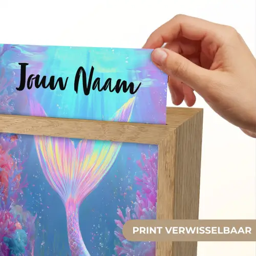 Zeemeerminnenstaart - Koraal - Water Light Box met kabel (Kinderlampje) klein -USP_websiteprintNL