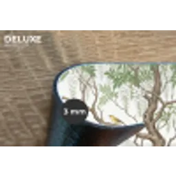 Reiger - Landschap - Groen Placemat vinyl groot -closeup