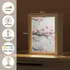 Bloesem - Kunstzinnig - Roze - Sakura Light Box met kabel (Tafellamp) klein -USP_NL