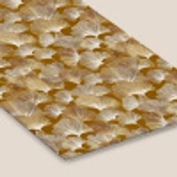 Ginkgo - Bladeren - Goud fotolijst zwart zonder passe partout klein 224 -zsfeer6