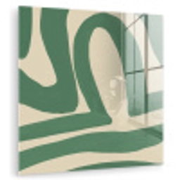 Groen - Kunst - Abstract plexiglas 5mm klein -zzzproduct_nieuw