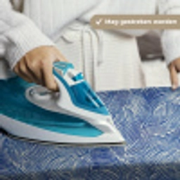 Modern - Abstract - Blauw Wandkleed katoen klein 269 -sfeer9