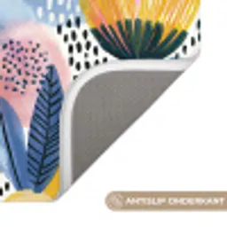 Creatief - Patroon - Kleurrijk Badmat klein 997 -USP_AntislipNL