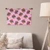 Disco - Bal - Patroon - Roze Wandkleed katoen klein 269 -sfeer4