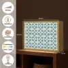 Patroon - Symmetrisch - Blauw Light Box met batterij (Wandlamp) middel 907 -USP_websiteoverzichtNL