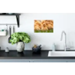 Pijltje - Eend - Natuur - Geel Muursticker klein -keuken