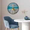Duikbril - Eend - Water Fotolijst rond zonder passe partout klein -sfeer2