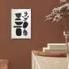 Japandi - Zwart - Abstract plexiglas 5mm klein -sfeer5